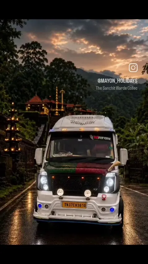 Sunset Temple Arrival